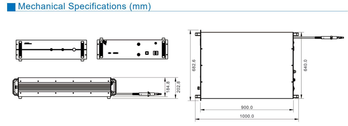 MFPT-500W 500W MOPA Pulsed Fiber Laser